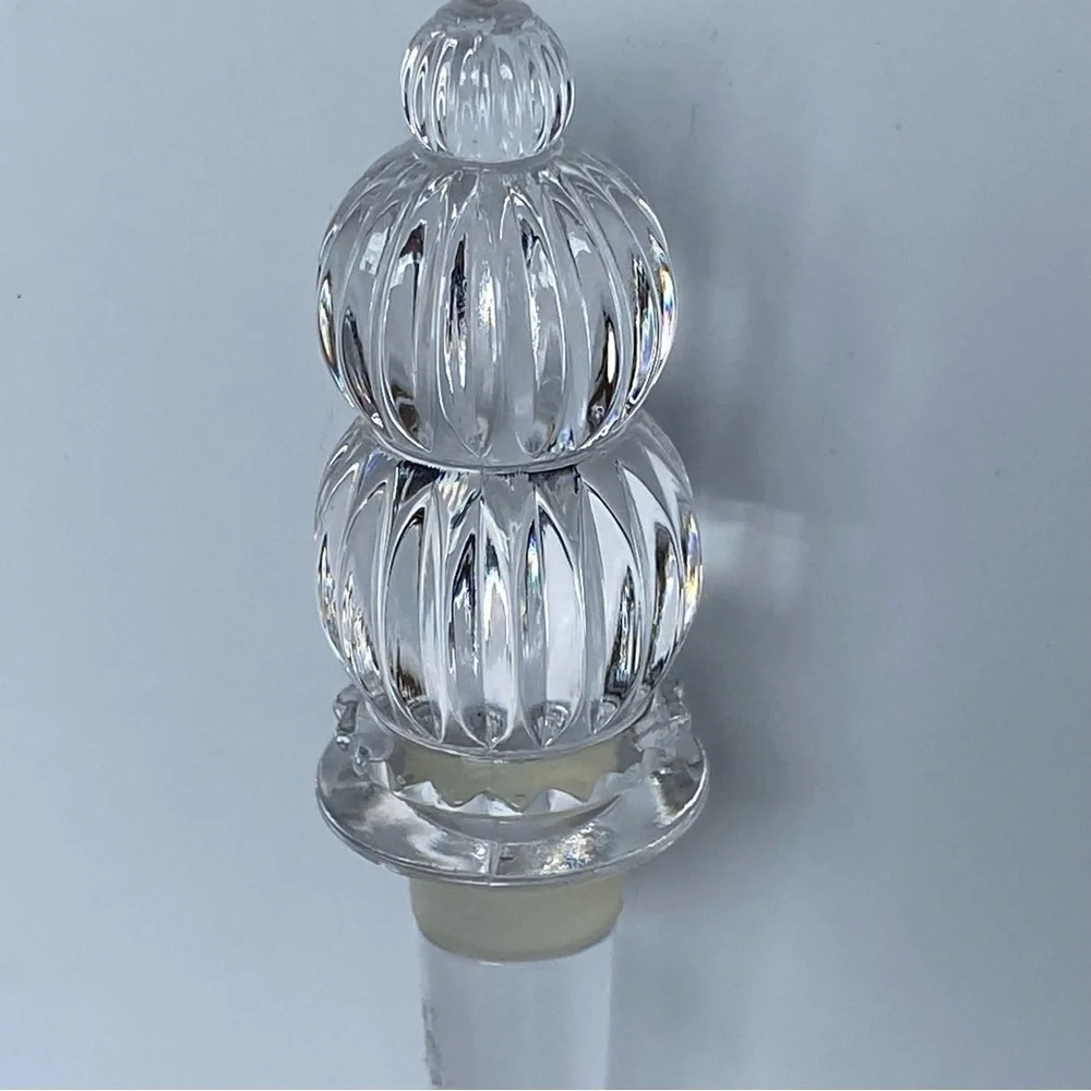 Elegant MIKASA Monterey AUSTRIA Crystal Bottle Wine Stopper T8173/900 EUC